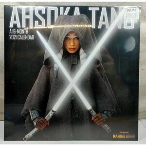 Star Wars The Mandalorian Ahsoka Tano Disney Lucasfilm 2021 Wall Calendar